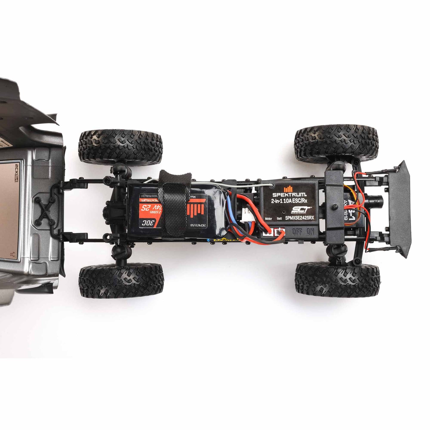 1/24 SCX24 Jeep JLU Wrangler Ready to Run with Battery and Charger (Green) (AXI00002V3T4)_8