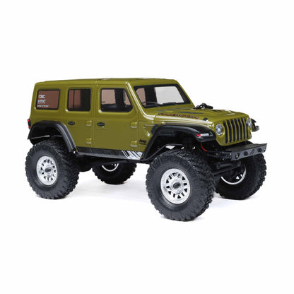 1/24 SCX24 Jeep JLU Wrangler Ready to Run with Battery and Charger (Green) (AXI00002V3T4)_13