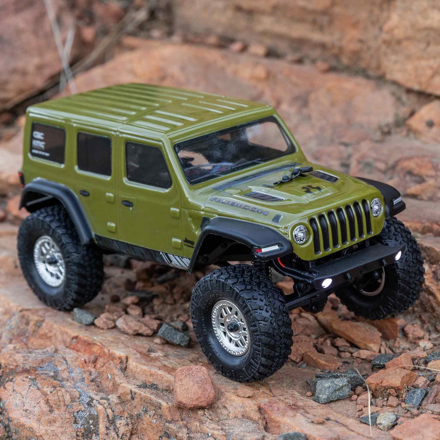 1/24 SCX24 Jeep JLU Wrangler Ready to Run with Battery and Charger (Green) (AXI00002V3T4)_12