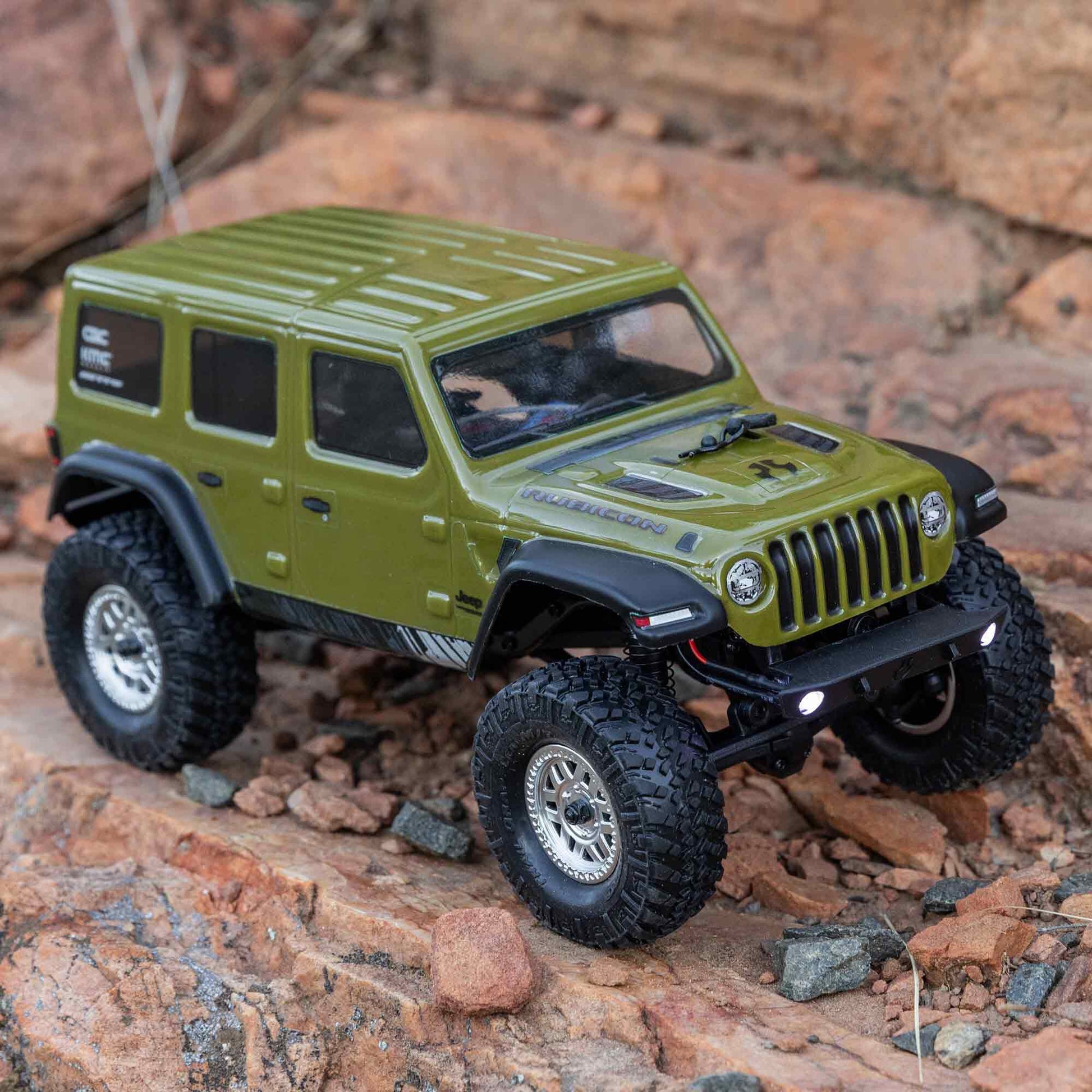 1/24 SCX24 Jeep JLU Wrangler Ready to Run with Battery and Charger (Green) (AXI00002V3T4)_12