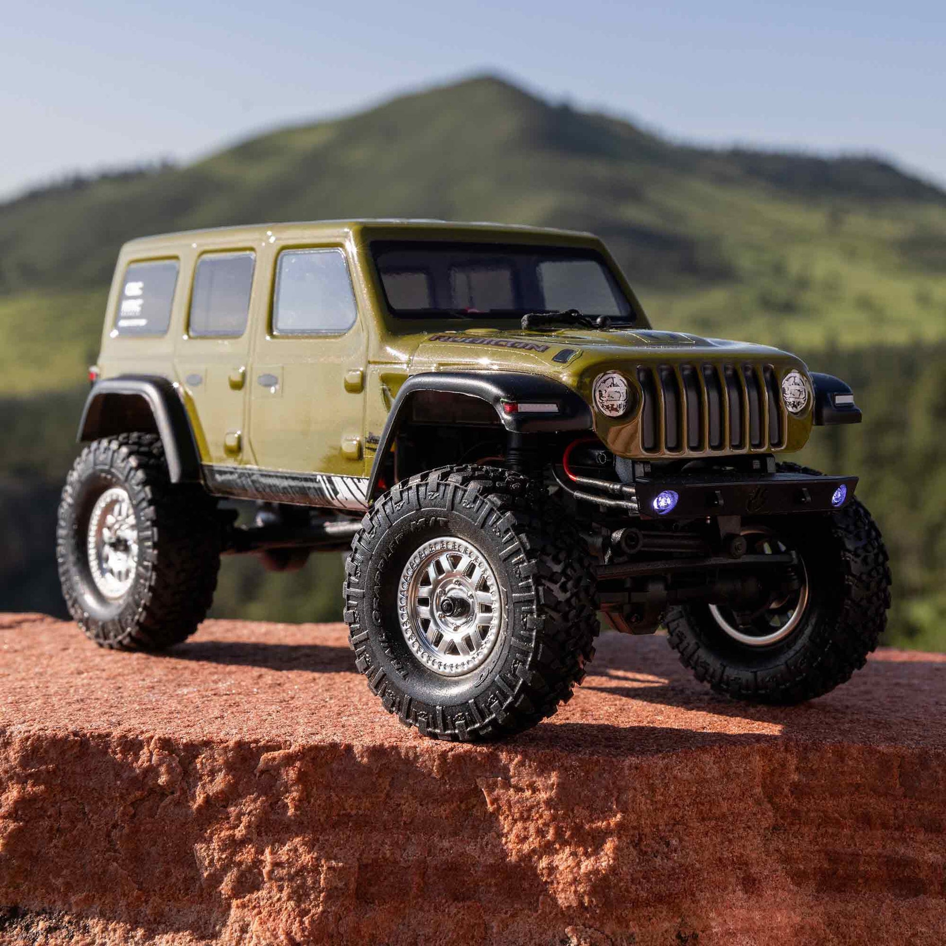1/24 SCX24 Jeep JLU Wrangler Ready to Run with Battery and Charger (Green) (AXI00002V3T4)_2
