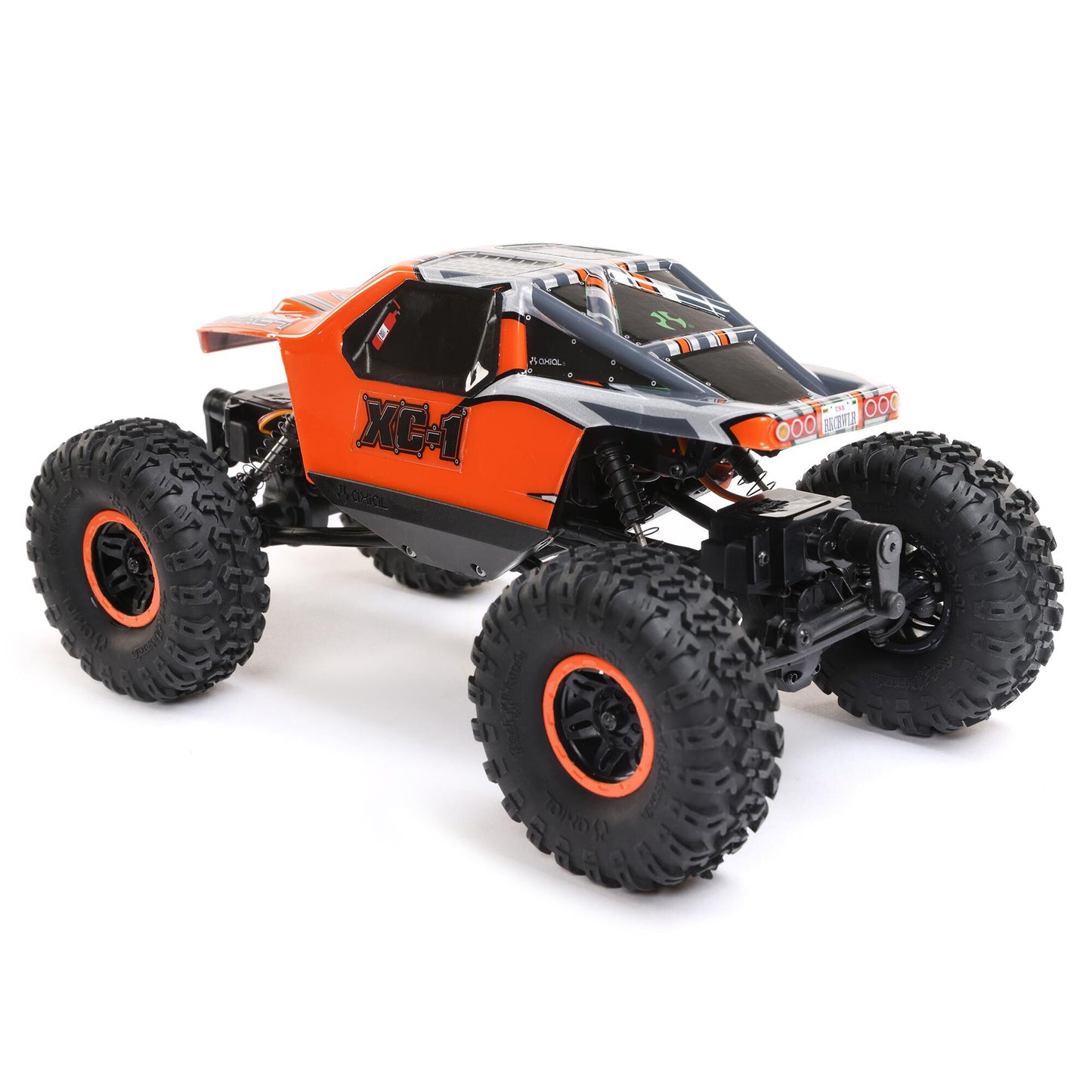 1/24 AX24 XC-1 4-Wheel Steer Rock Crawler Ready to Run with Battery and Charger (Orange) (AXI00003T2)