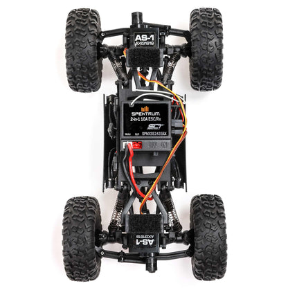 1/24 AX24 XC-1 4-Wheel Steer Rock Crawler Ready to Run with Battery and Charger (Orange) (AXI00003T2)