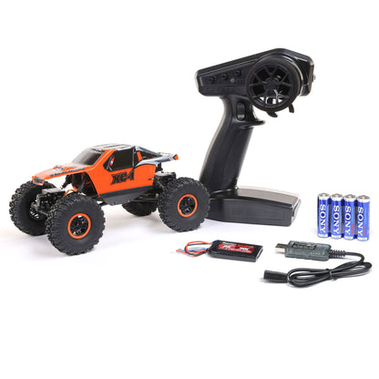 1/24 AX24 XC-1 4-Wheel Steer Rock Crawler Ready to Run with Battery and Charger (Orange) (AXI00003T2)