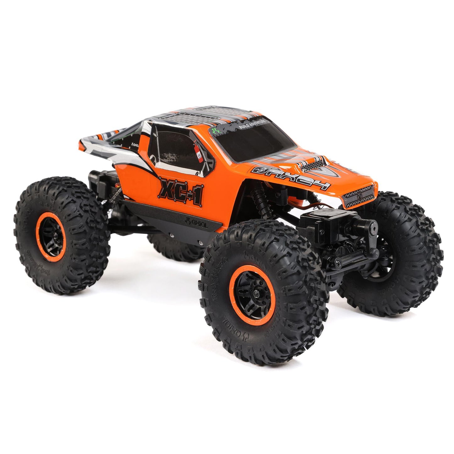 1/24 AX24 XC-1 4-Wheel Steer Rock Crawler Ready to Run with Battery and Charger (Orange) (AXI00003T2)