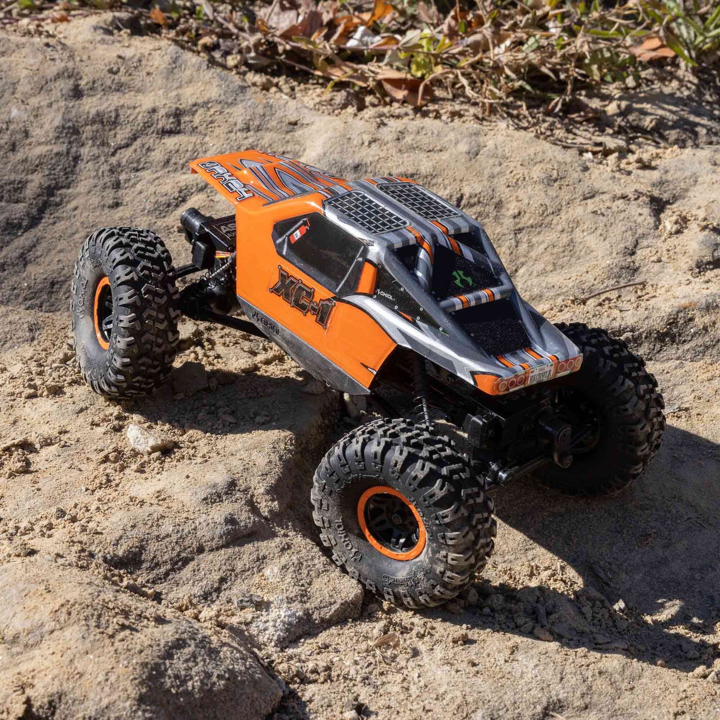 1/24 AX24 XC-1 4-Wheel Steer Rock Crawler Ready to Run with Battery and Charger (Orange) (AXI00003T2)