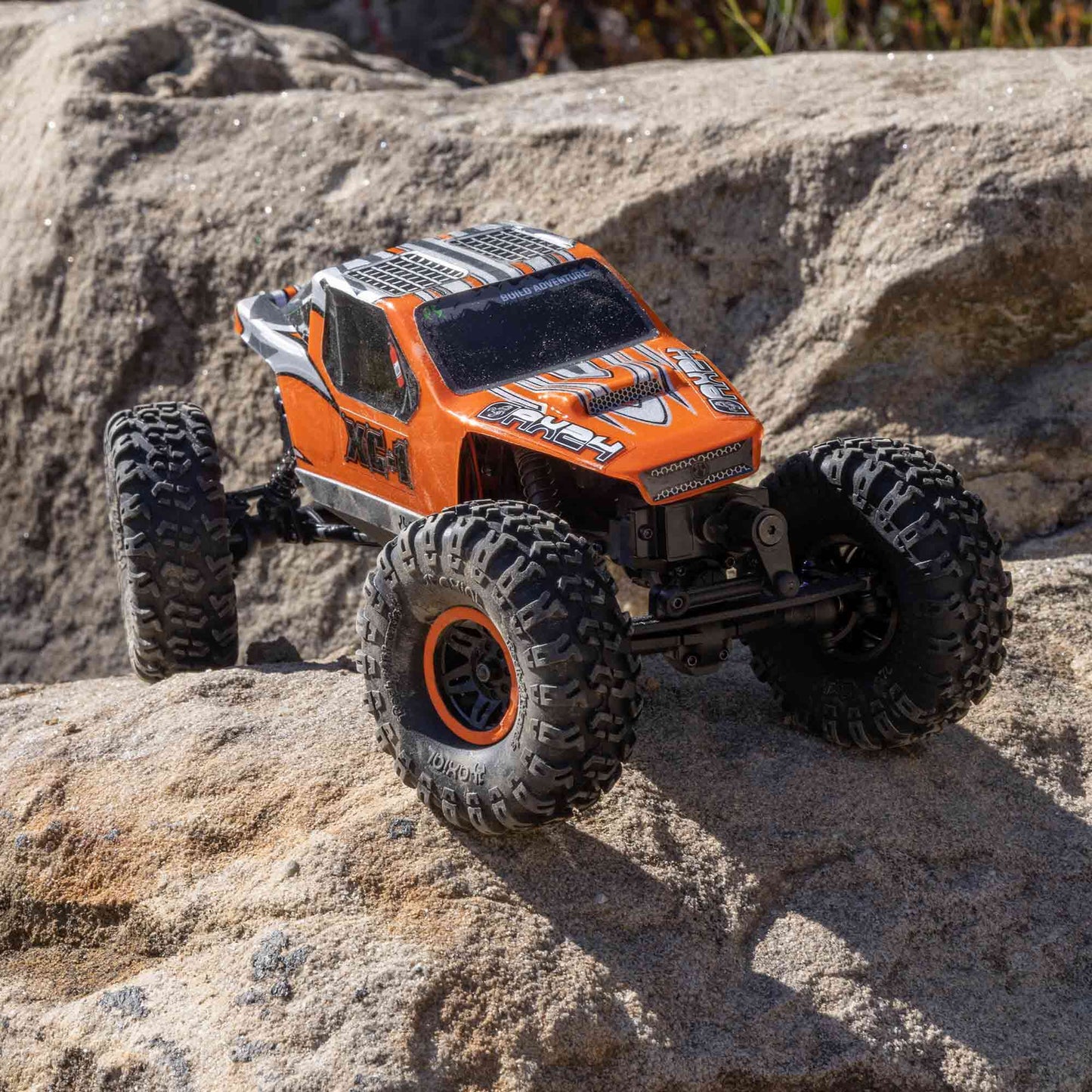 1/24 AX24 XC-1 4-Wheel Steer Rock Crawler Ready to Run with Battery and Charger (Orange) (AXI00003T2)