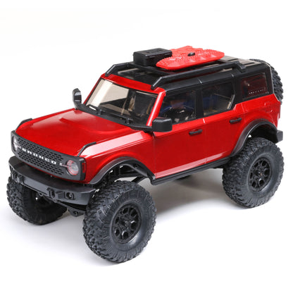 1/24 SCX24 2021 Ford Bronco Ready to Run (Red) (AXI00006T1)