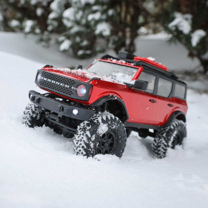 1/24 SCX24 2021 Ford Bronco Ready to Run (Red) (AXI00006T1)