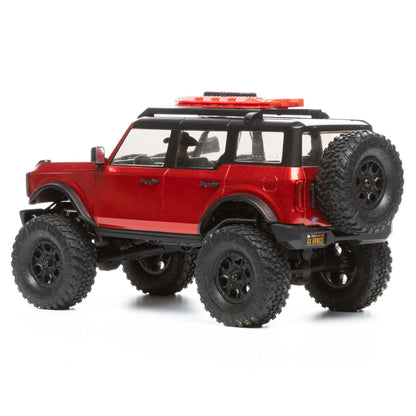 1/24 SCX24 2021 Ford Bronco Ready to Run (Red) (AXI00006T1)