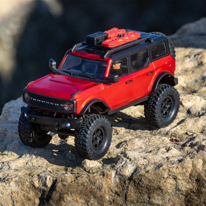 1/24 SCX24 2021 Ford Bronco Ready to Run (Red) (AXI00006T1)