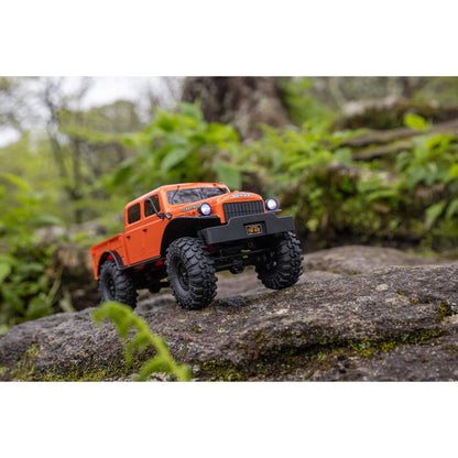 1/24 SCX24 1940's Dodge Power Wagon Ready to Run with Battery and Charger (Orange) (AXI00007T1)