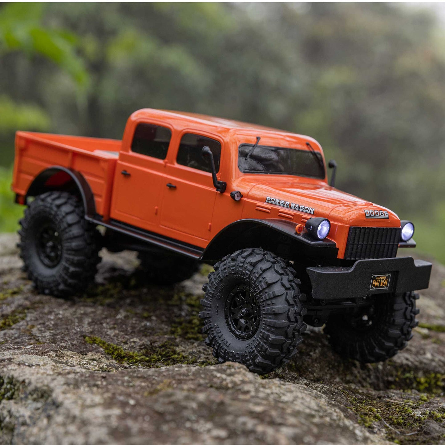 1/24 SCX24 1940's Dodge Power Wagon Ready to Run with Battery and Charger (Orange) (AXI00007T1)_21