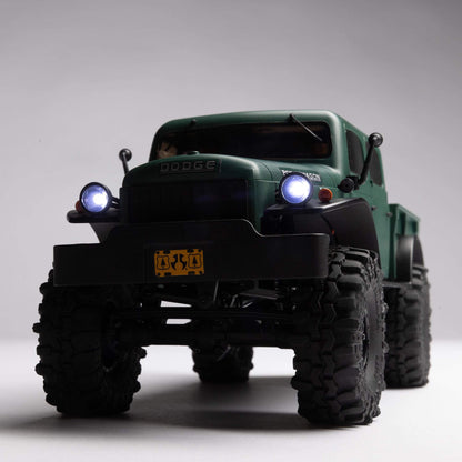 1/24 SCX24 1940's Dodge Power Wagon Ready to Run with Battery and Charger (Green) (AXI00007T2)_2
