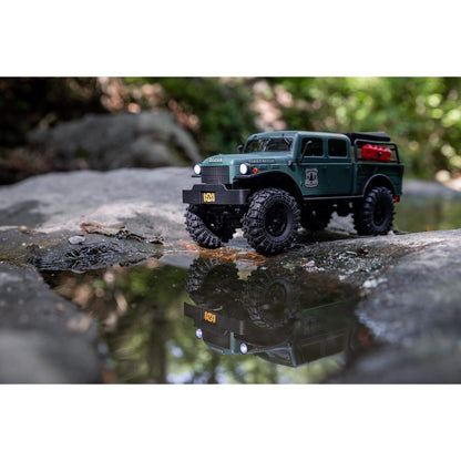 1/24 SCX24 1940's Dodge Power Wagon Ready to Run with Battery and Charger (Green) (AXI00007T2)_7