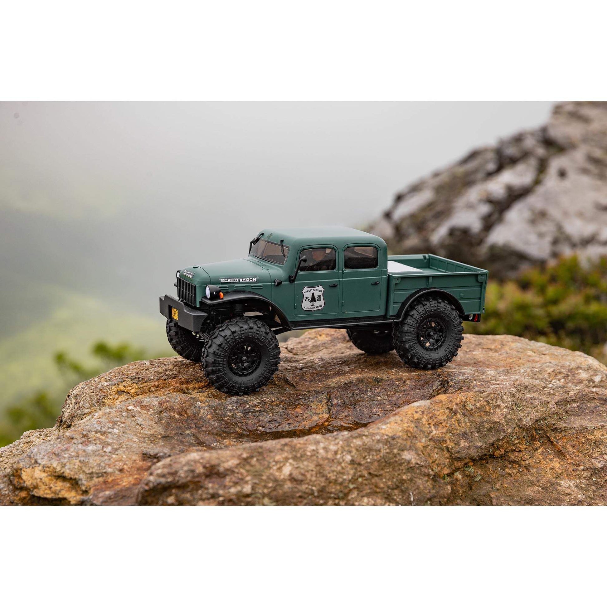 1/24 SCX24 1940's Dodge Power Wagon Ready to Run with Battery and Charger (Green) (AXI00007T2)_18