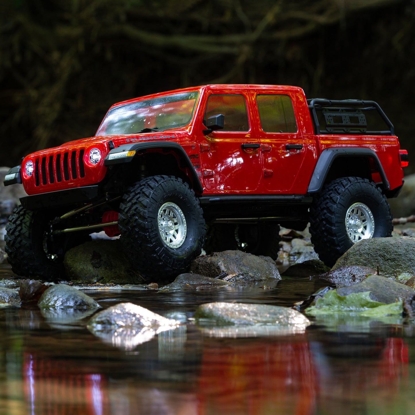 1/10 SCX10 III Jeep JT Gladiator Ready to Run (Red) (AXI03006BT2)