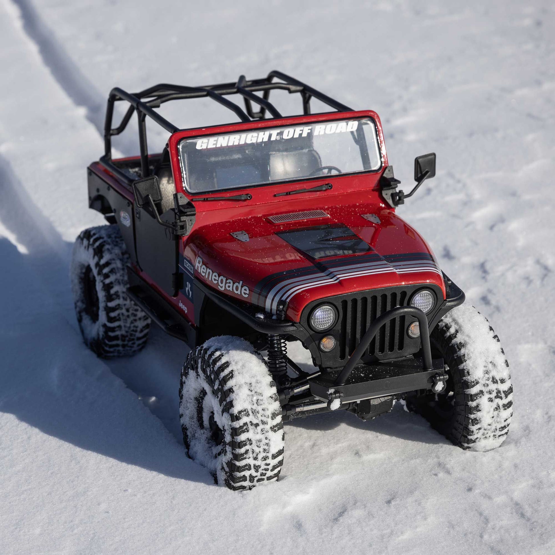 1/10 SCX10 III Jeep CJ-7 V2 Ready to Run (Red) (AXI03008V2T1)_2