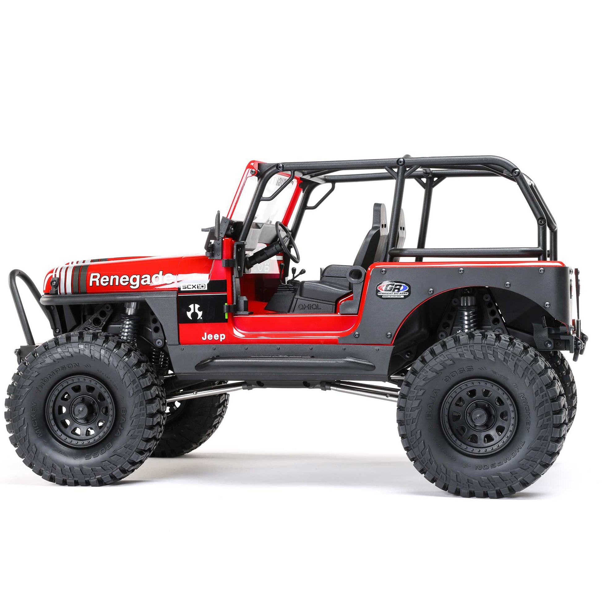 1/10 SCX10 III Jeep CJ-7 V2 Ready to Run (Red) (AXI03008V2T1)_8