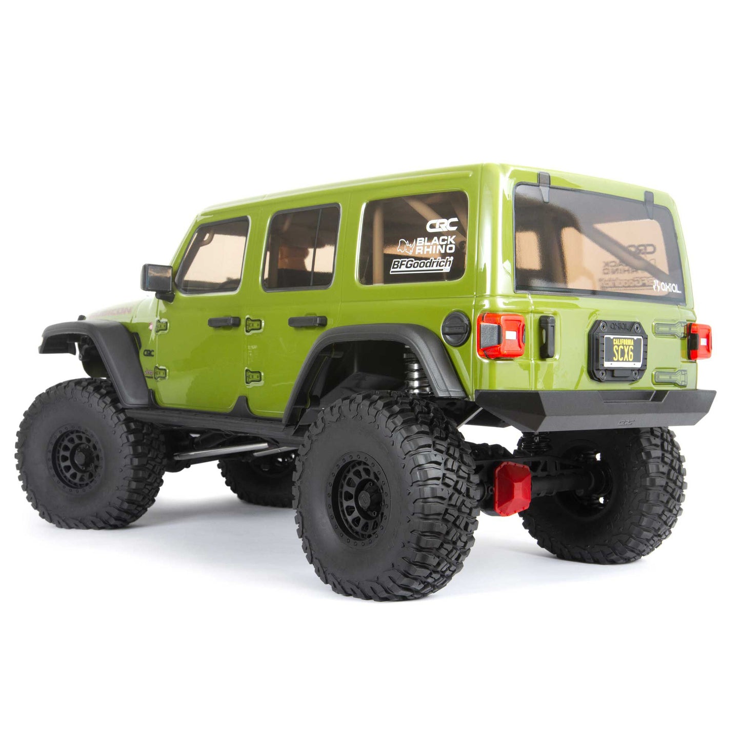 1/6 SCX6 Jeep JLU Wrangler Ready to Run (Green) (AXI05000T1)_5
