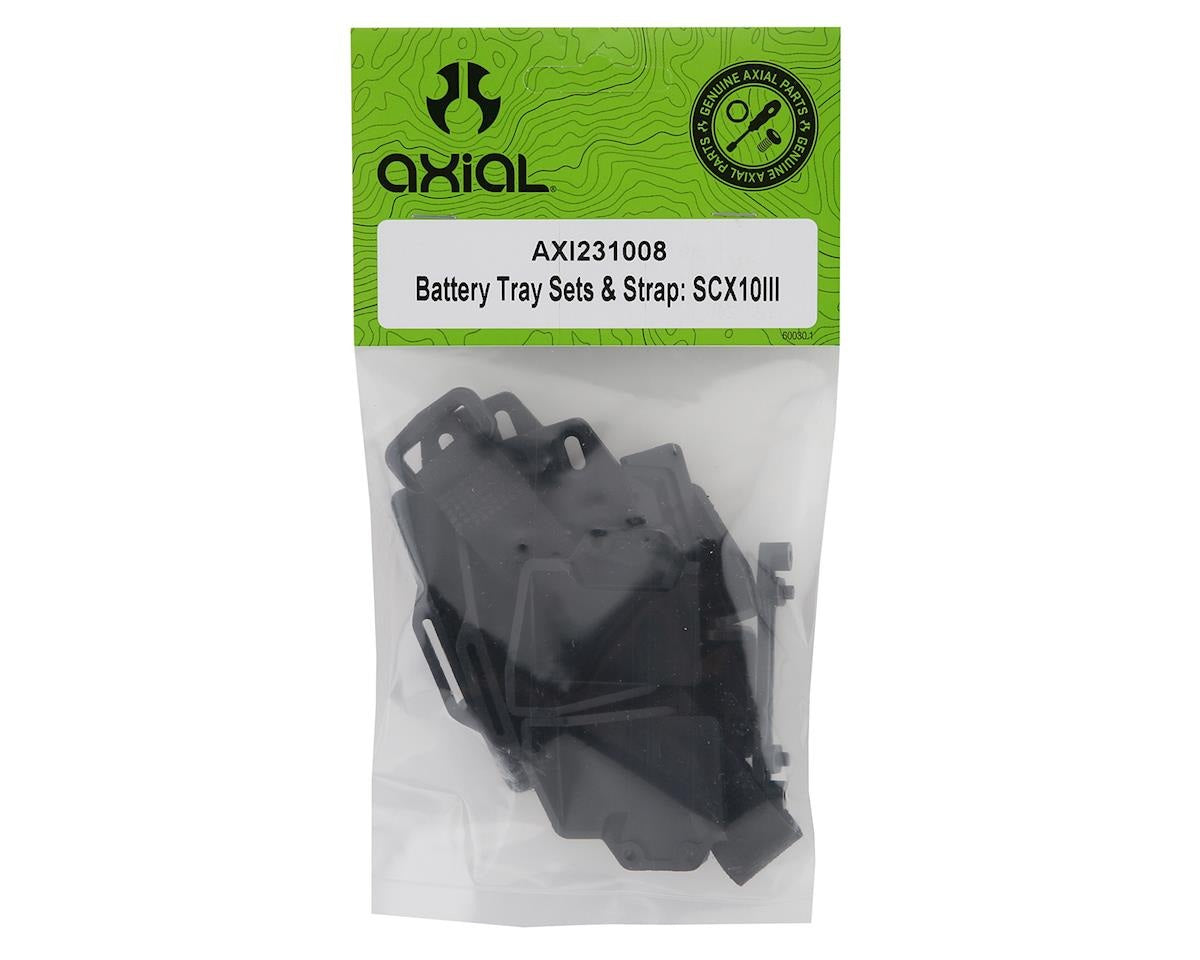 Battery Tray Sets & Strap for Axial SCX10 III Base Camp (AXI231008)