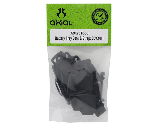 Battery Tray Sets & Strap for Axial SCX10 III Base Camp (AXI231008)