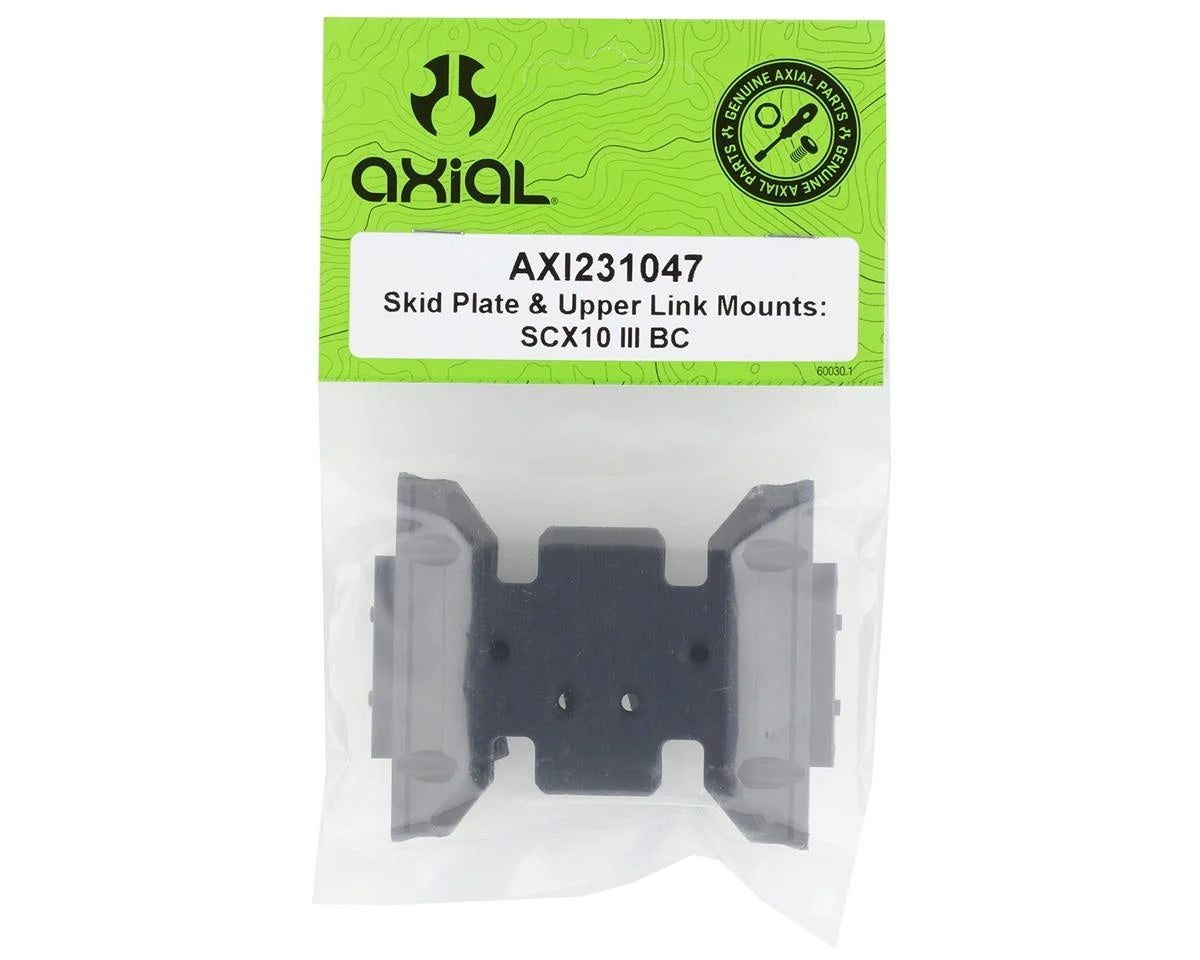 Skid Plate and Upper Link Mounts for SCX10 III Base Camp (AXI231047)