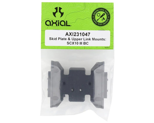 Skid Plate and Upper Link Mounts for SCX10 III Base Camp (AXI231047)
