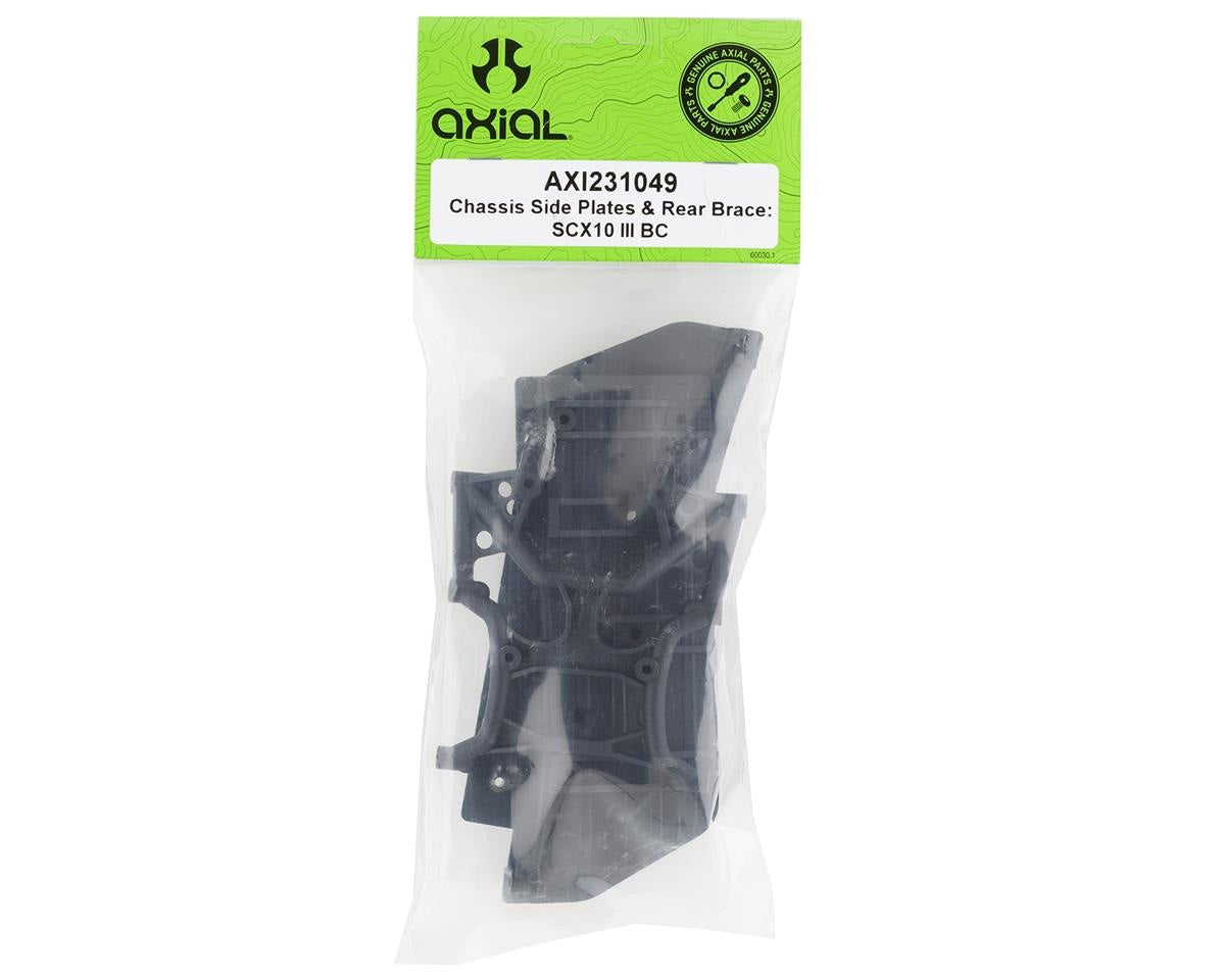 Chassis Side Plates and Rear Brace for SCX10 III Base Camp (AXI231049)