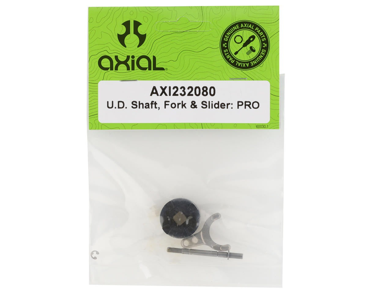Underdrive Shaft Fork & Slider for 1/10 SCX10 PRO (AXI232080)