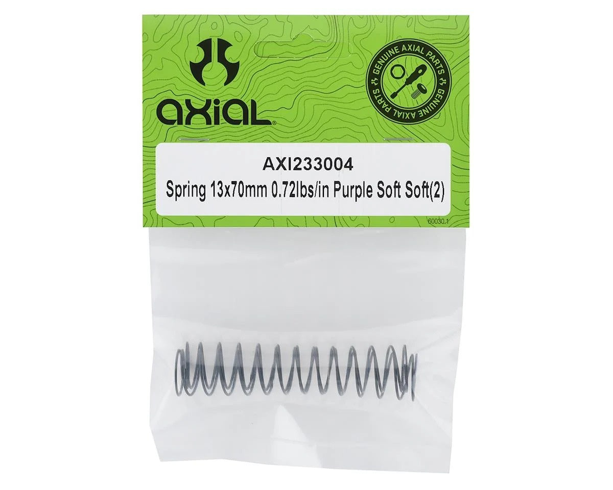 Purple Extra Soft Spring 13x70mm Pack of 2 (AXI233004)