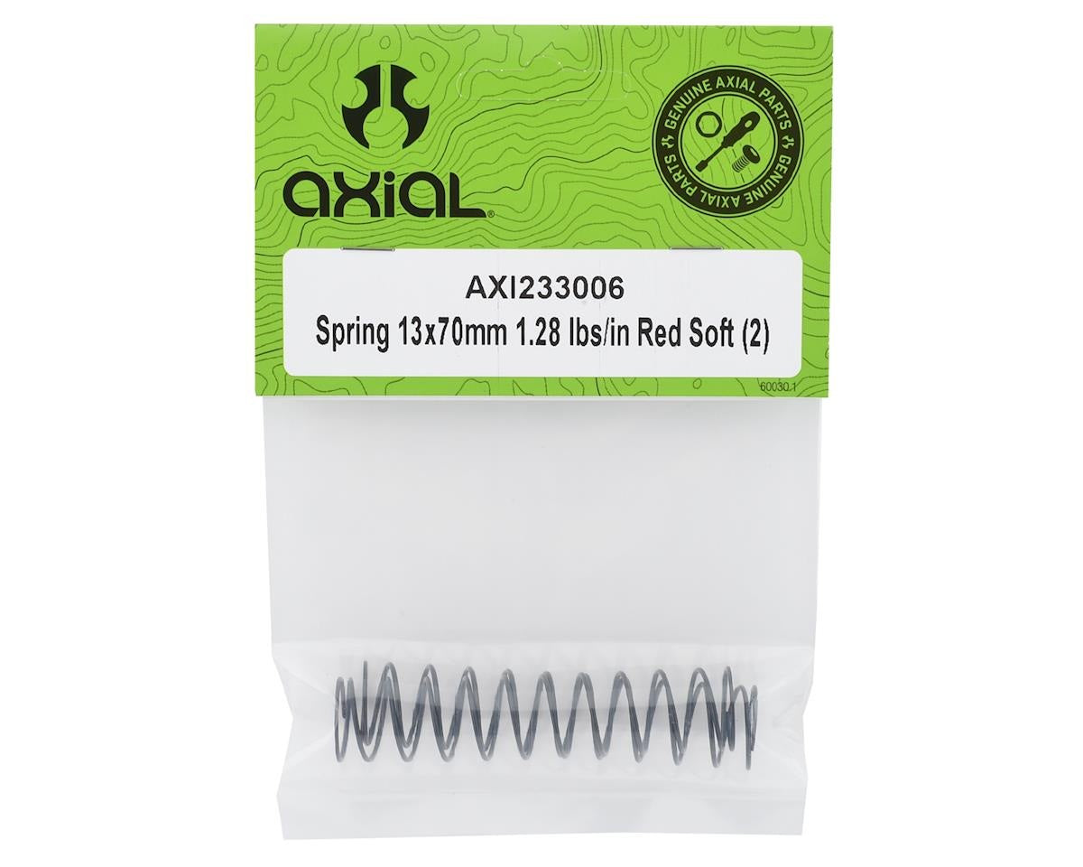 Red Soft Spring 13x70mm (Set of 2) (AXI233006)