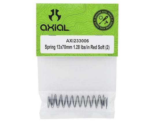 Red Soft Spring 13x70mm (Set of 2) (AXI233006)