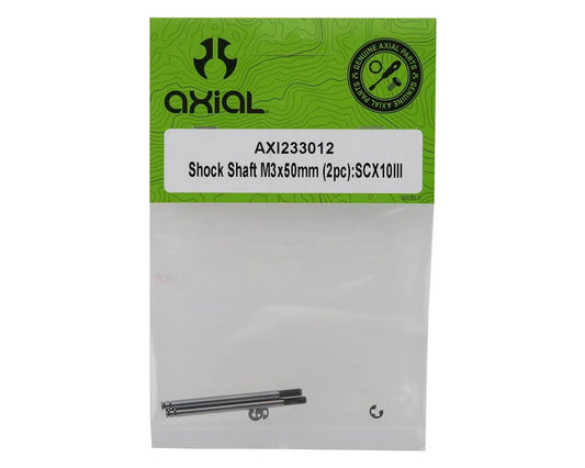 M3x50mm Shock Shaft for SCX10 III (Pack of 2) (AXI233012)