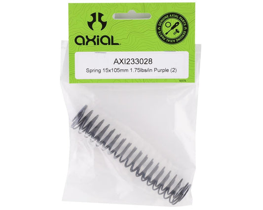 15x105mm Spring 1.75lbs Purple (2 Pack) (AXI233028)