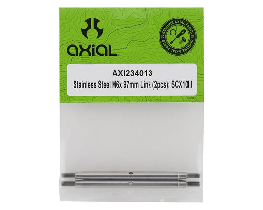 Stainless Steel M6x 97mm Links for SCX10 III (AXI234013)