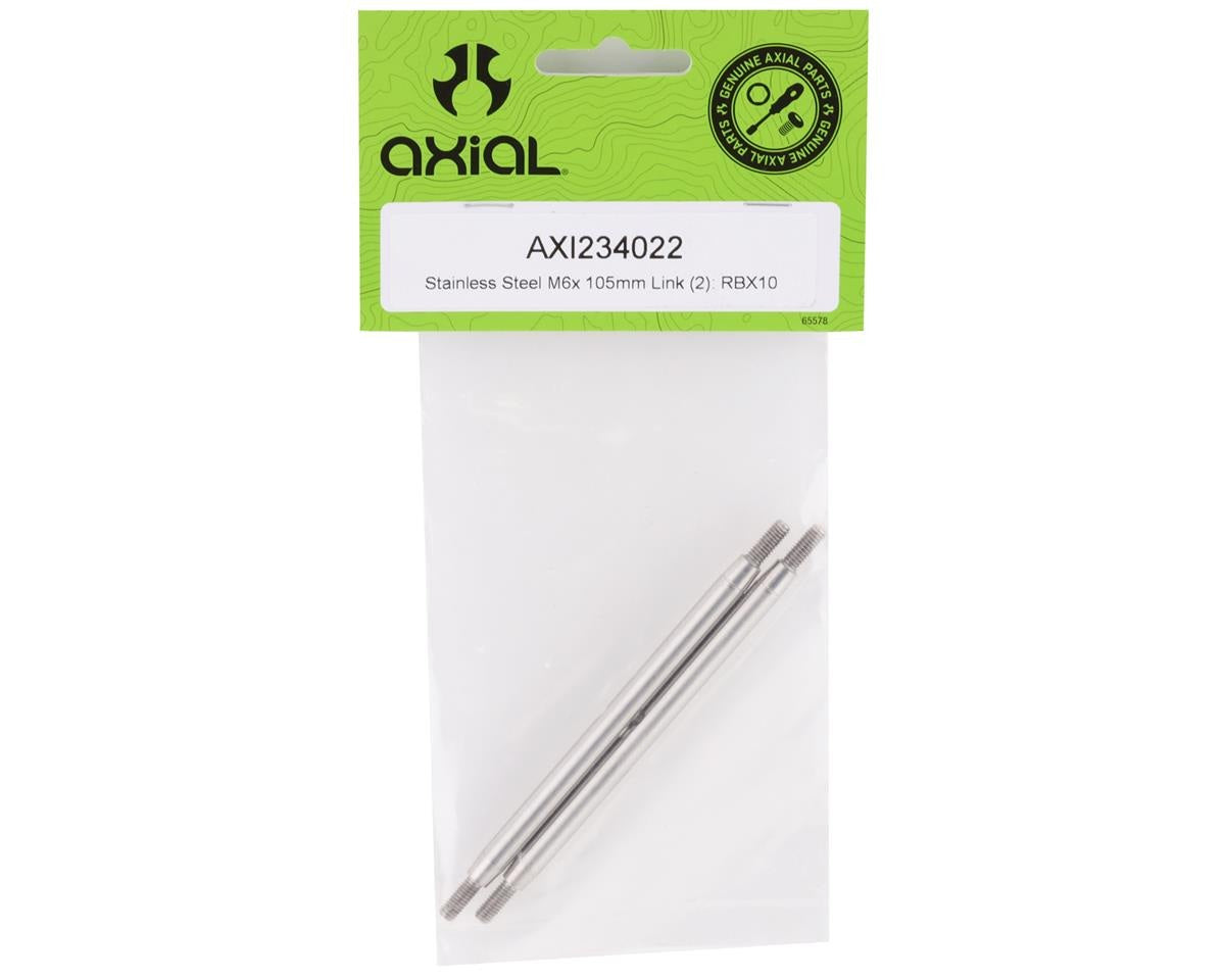Stainless Steel M6 x 105mm Link for RBX10 (2 Pack) (AXI234022)