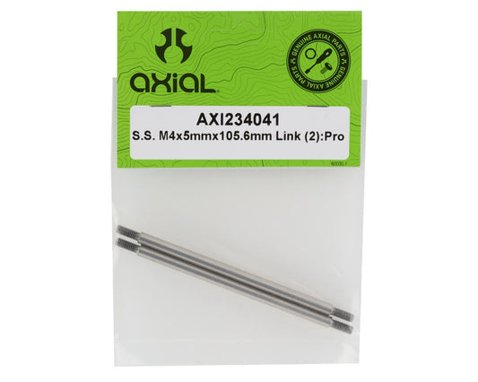 M4 x 5mm x 105.6mm Stainless Steel Links for 1/10 SCX10 PRO (AXI234041)