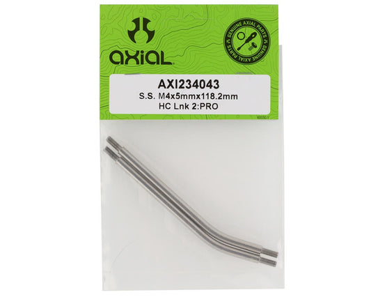 Stainless Steel M4 x 5mm x 118.2mm HC Link for 1/10 SCX10 PRO (AXI234043)