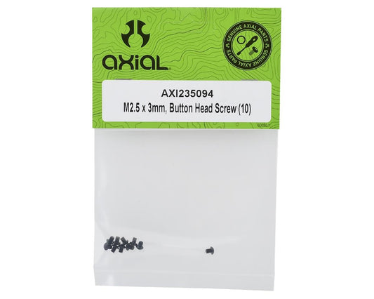 M2.5 x 3mm Button Head Screw Pack of 10 (AXI235094)