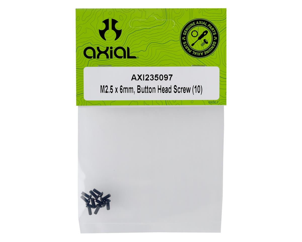 M2.5 x 6mm Button Head Screw Pack of 10 (AXI235097)