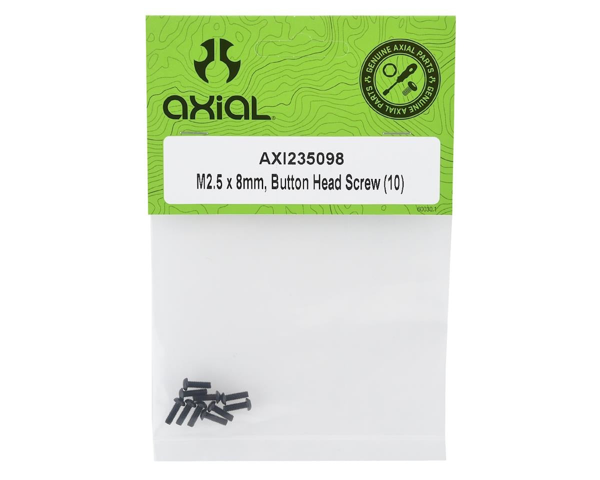 M2.5 x 8mm Button Head Screw Pack of 10 (AXI235098)