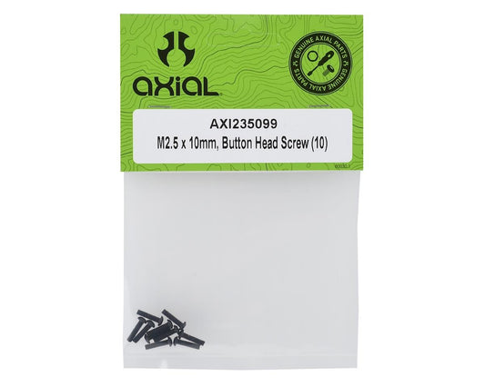M2.5 x 10mm Button Head Screws - Pack of 10 (AXI235099)
