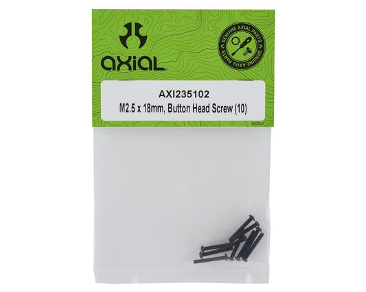 M2.5 x 18mm Button Head Screw Pack of 10 (AXI235102)