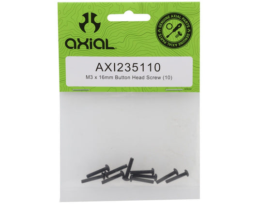 M3 x 16mm Button Head Screw Pack of 10 (AXI235110)