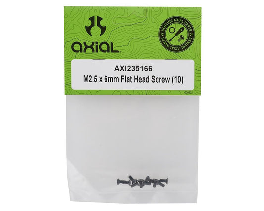 M2.5 x 6mm Flat Head Screws Pack of 10 (AXI235166)