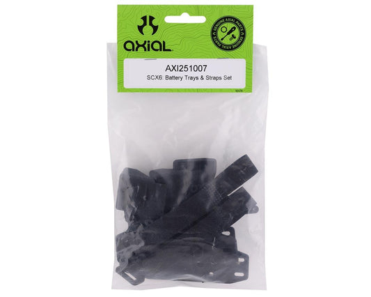 SCX6 Battery Trays and Straps Set (AXI251007)