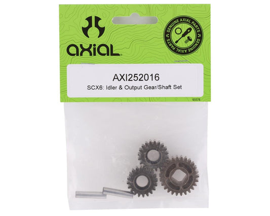 SCX6 Idler and Output Gear/Shaft Set (AXI252016)