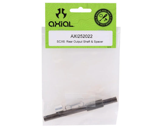 SCX6 Rear Output Shaft and Spacer (AXI252022)