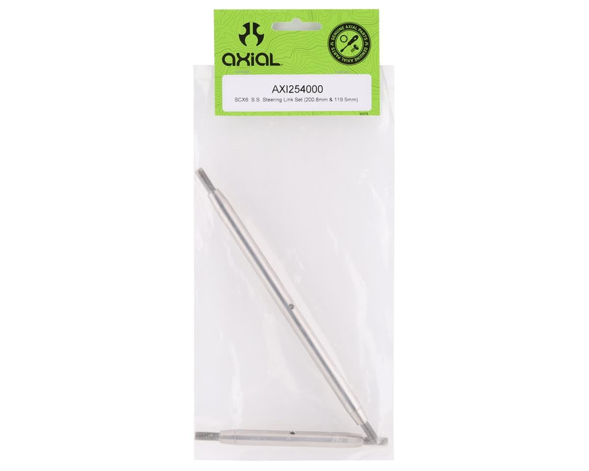 S.S. Steering Link Set for SCX6 (200.8mm & 119.5mm) (AXI254000)